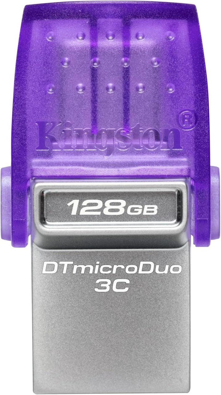 Kingston DataTraveler microDuo 3C USB-Stick 128GB USB Gen 3 Type-C und Type-A - DTDUO3CG3/128GB, Lil