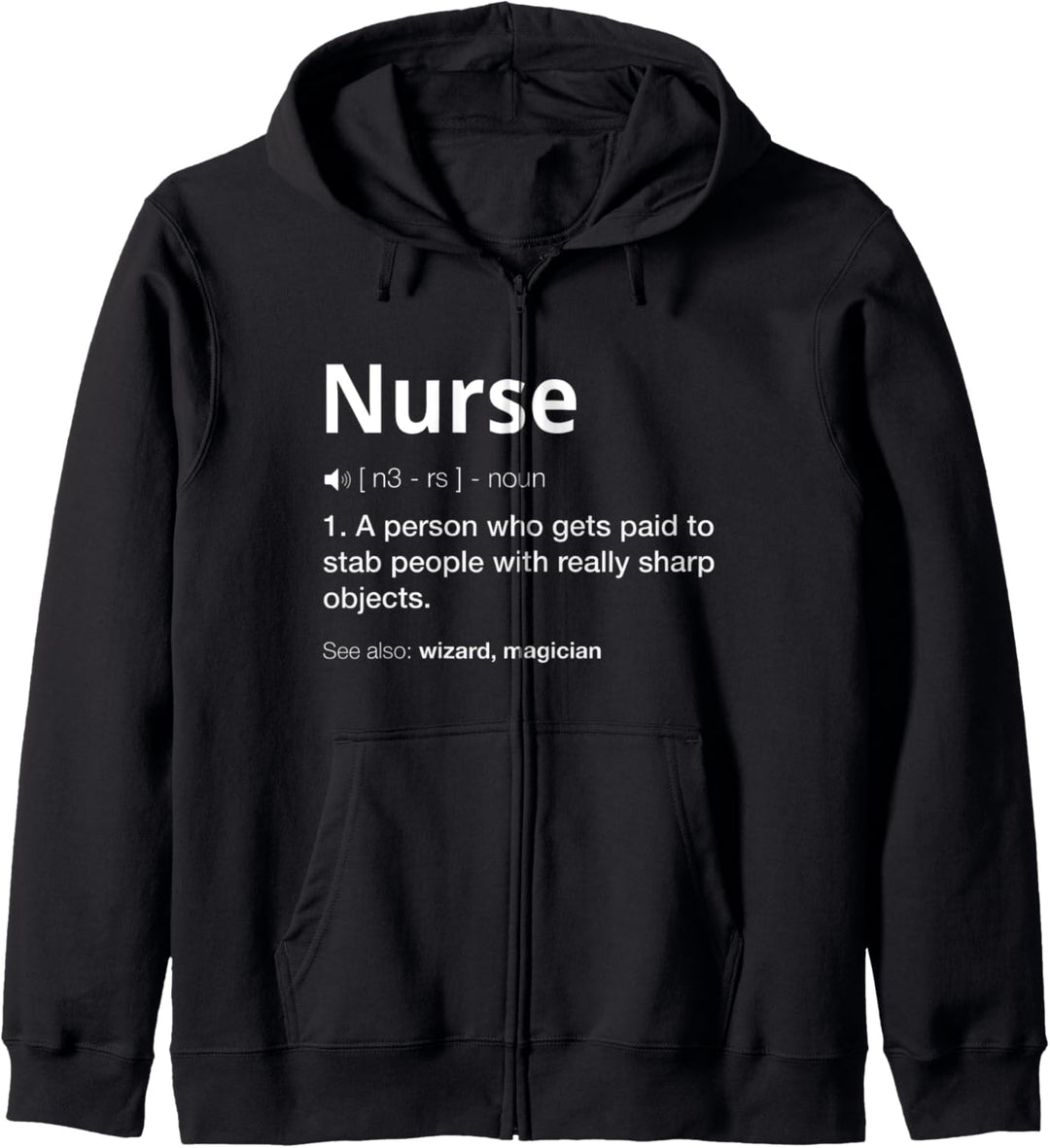 Lustige Krankenschwester Krankenschwester Kapuzenjacke