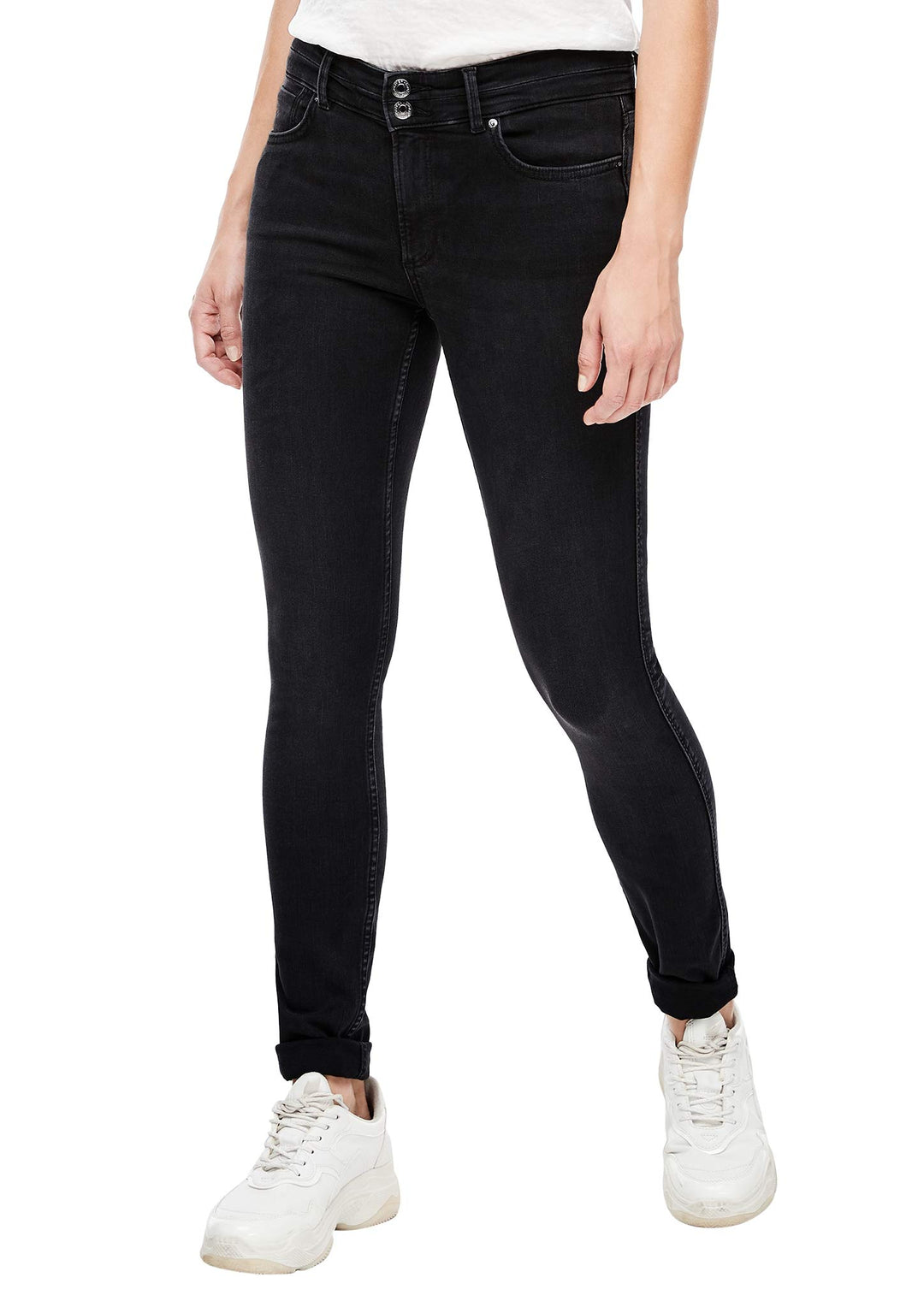 s.Oliver Damen Skinny Jeans 32W / 50L Schwarz (99z8), 32W / 50L Schwarz (99z8)