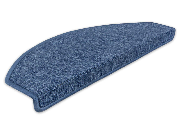 Kettelservice-Metzker Stufenmatten Treppen-Teppich Rambo 15er SparSet 17 Farben (-Blau-)