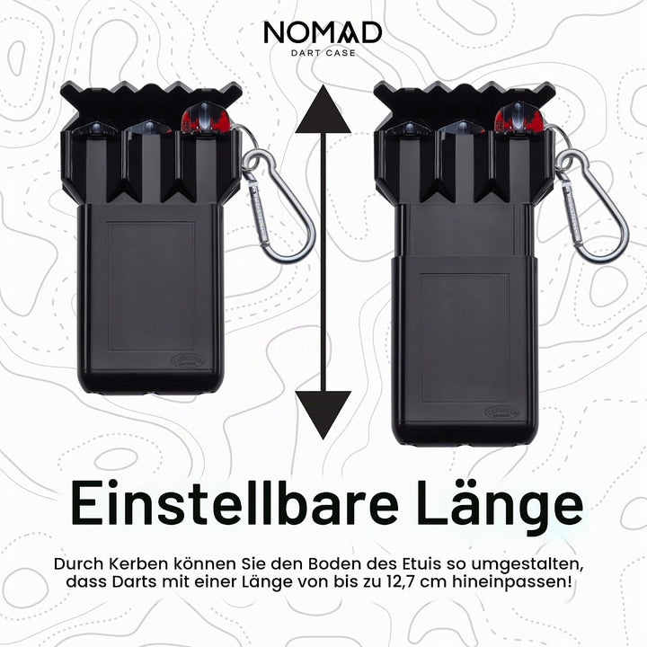 Casemaster Nomad Verstellbare Darttasche Schwarz, Schwarz