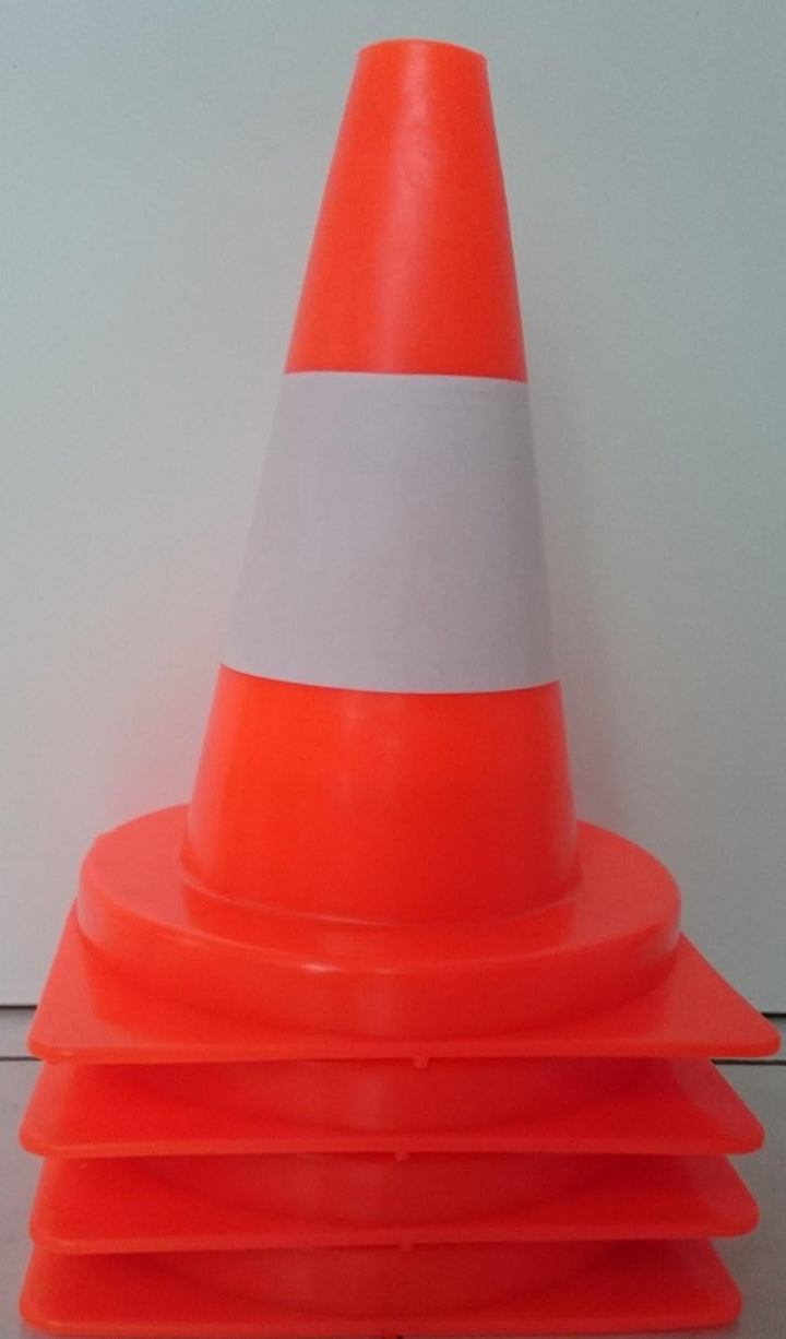 UvV-Shop (ES-Team Consult GmbH) Pylon 4 Stück Set zur Markierung für Slalom, Tore, Haushalt oder Spi