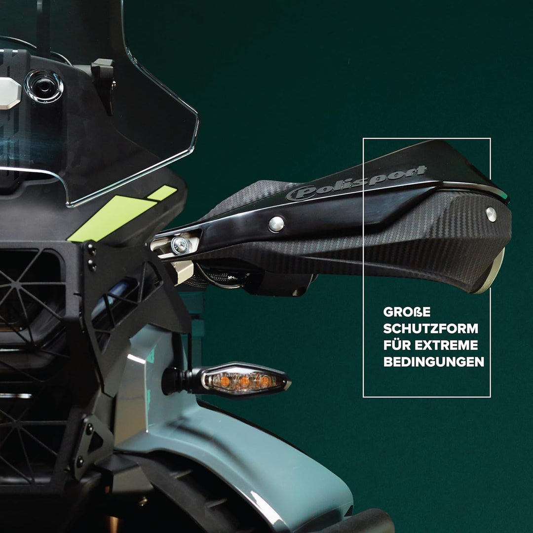 POLISPORT 8308800022 - Trail Blazer Handschutzprotektoren für CFMOTO 450MT (2024–2025) mit 2-Punkt-B