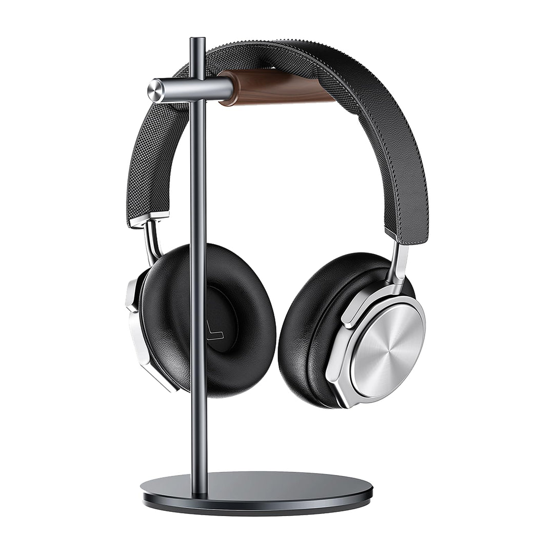 Kopfhörerständer aus Eichenholz, Headset Ständer für Schreibtisch, Universal Halterung Halter für Ai