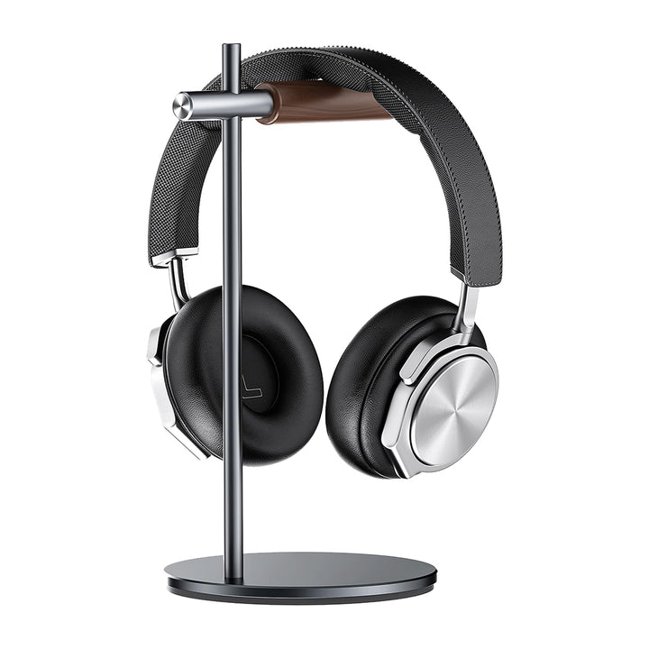 Kopfhörerständer aus Eichenholz, Headset Ständer für Schreibtisch, Universal Halterung Halter für Ai