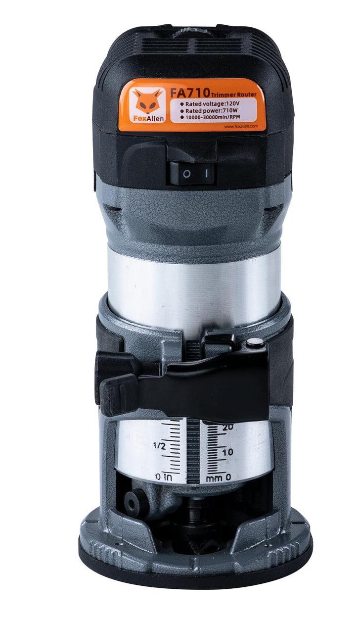 FoxAlien 1 HP 710W 65mm Durchmesser Compact Palm Router für CNC Fräsmaschine, 6 Variable Geschwindig
