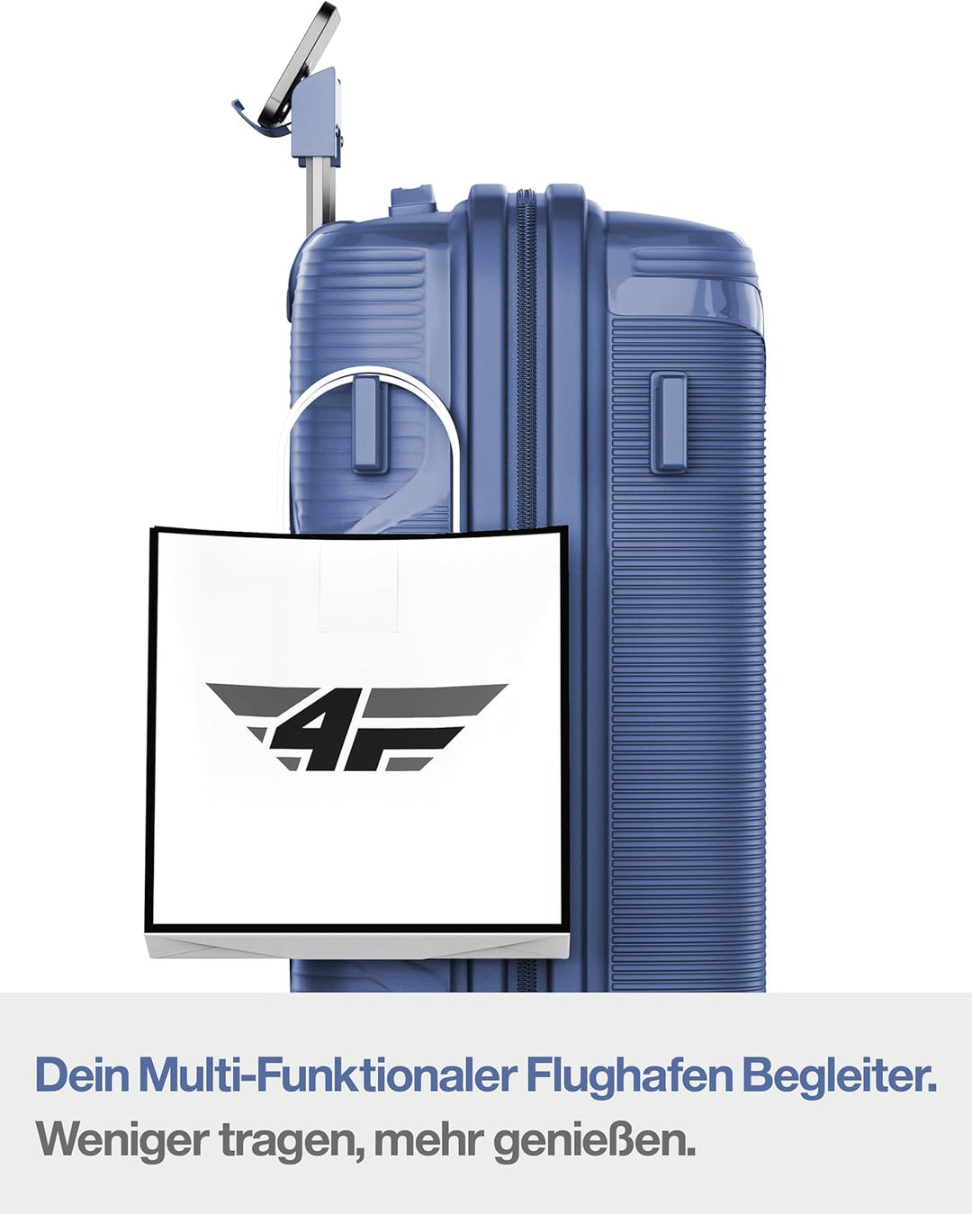 Leichter Hartschalen-Reisekoffer XL - Gross 75 cm (96L) – Grosser Trolley Koffer mit TSA-Schloss, Do