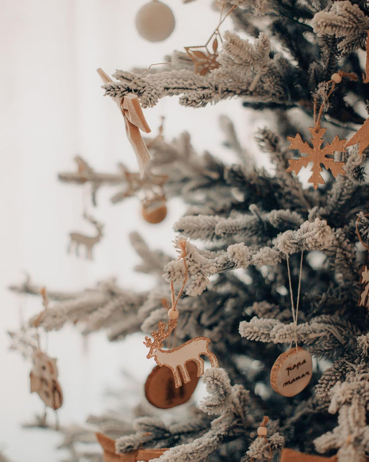 Künstlicher Weihnachtsbaum grün/weiss 180 cm mit Kunstschnee bedeckt Brisco