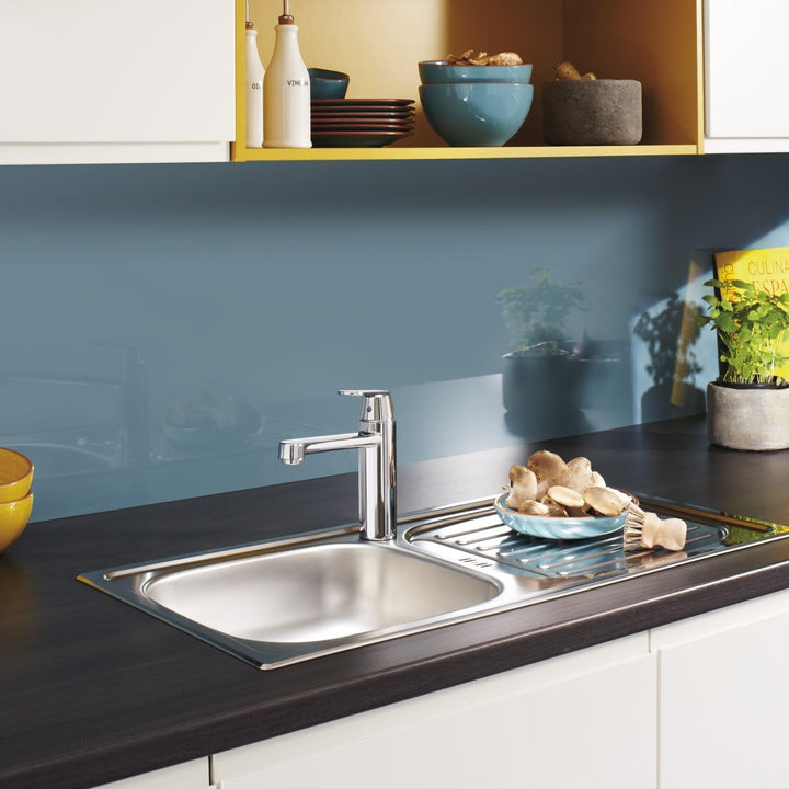 Grohe Eurosmart Cosmopolitan SPT mh.Ausl Absp., Chrom mittelhoher Auslauf mit integrierter Vorabsper