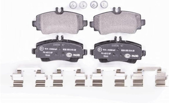 HELLA PAGID 8DB 355 018-281 Bremsbelagsatz - T5101 - Dicke/Stärke: 16.5mm - Bremssystem: Lucas - für