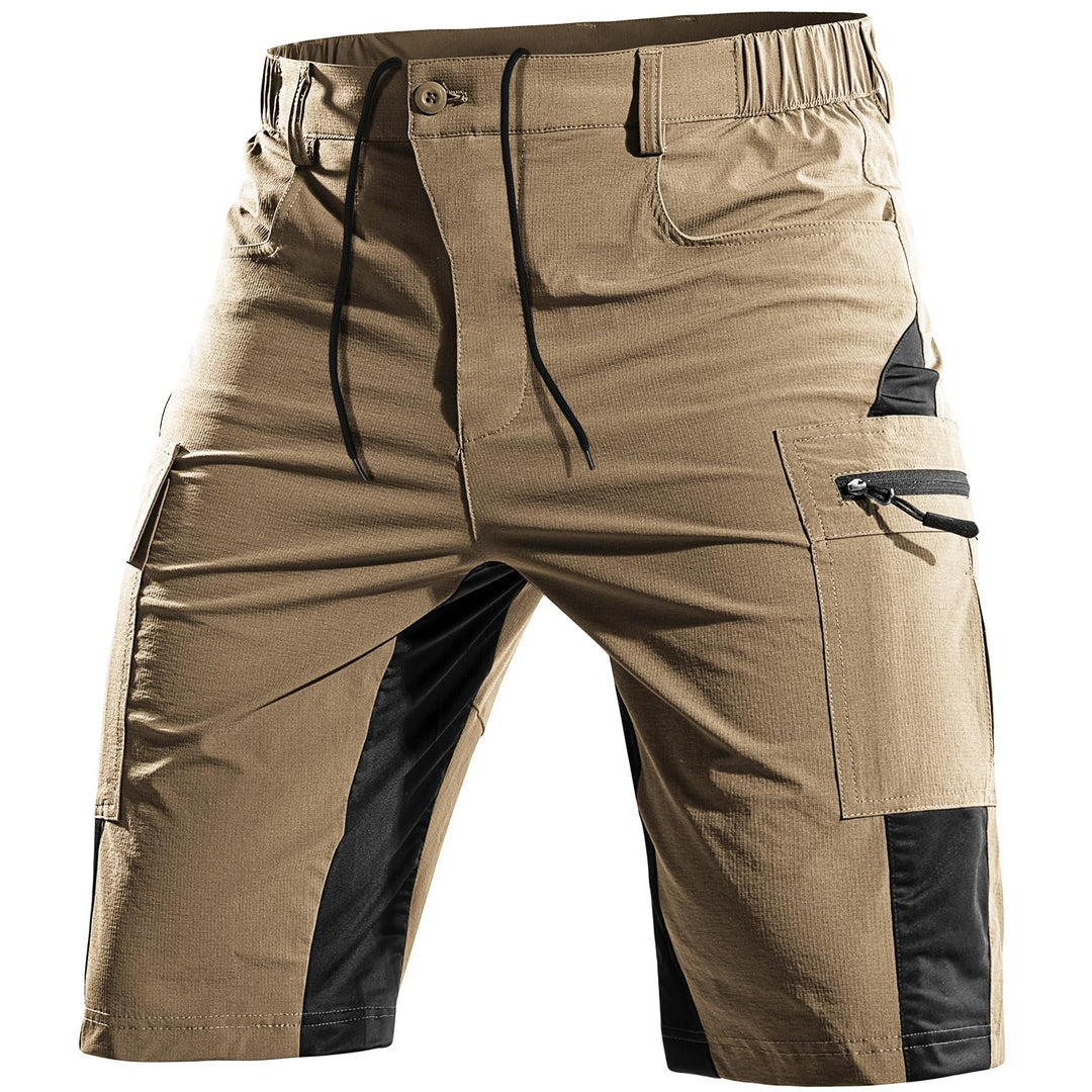 Cycorld Kurze-Hosen-Herren, Wanderhose MTB Hose Herren Kurz Atmungsaktiv Schnelltrocknende Bermuda C