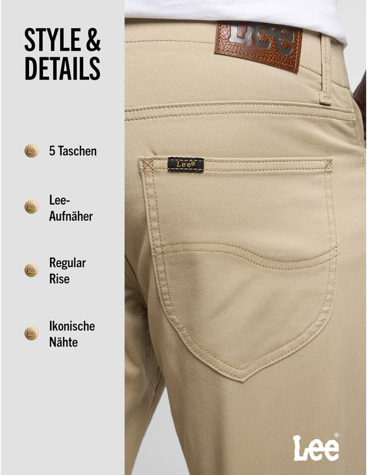 Lee Herren Straight Fit MVP Jeans 30W / 32L Kc Khaki, 30W / 32L Kc Khaki