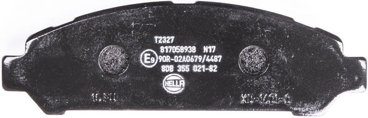 HELLA PAGID 8DB 355 021-821 Bremsbelagsatz - T2327 - Dicke/Stärke: 18.7mm - Bremssystem: Advics - mi