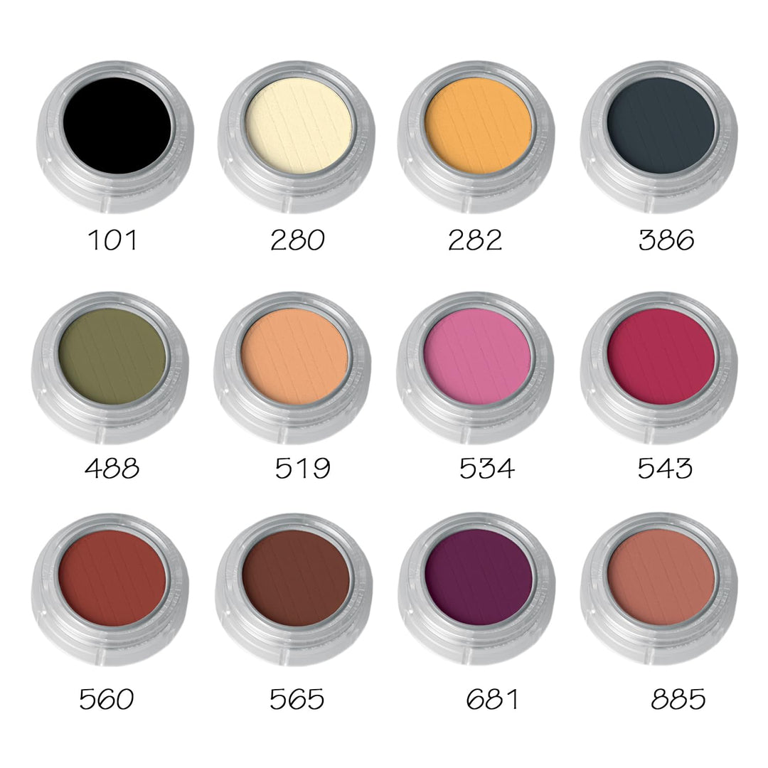 Rouge/Lidschattenpalette FM mit 12 Farben, FM