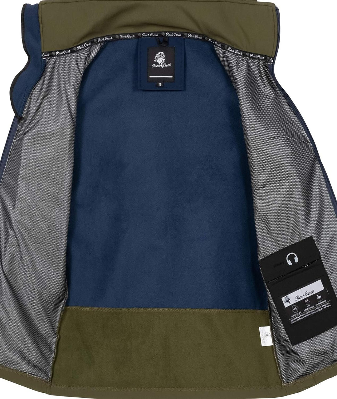 Rock Creek Herren Softshell Jacke Outdoor H-238 S Rot, S Rot