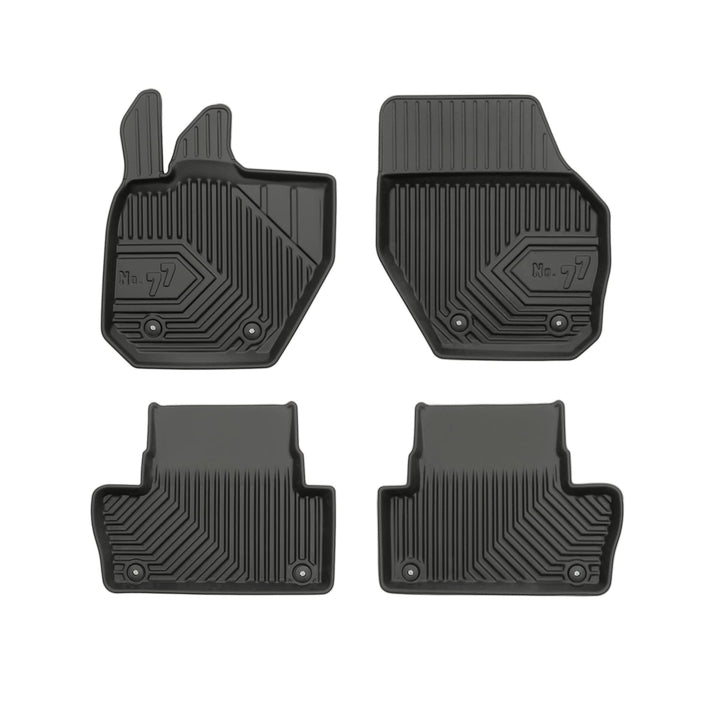 FROGUM No.77 Gummimatten Ganzjahresset von Auto Fussmatten Autofussmatten für Volvo XC60 I 2008-2017