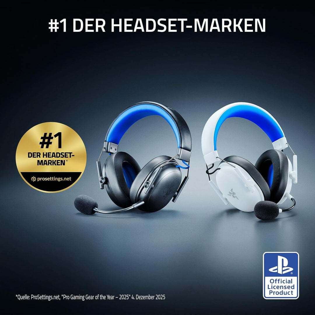 Razer BlackShark V3 X HyperSpeed for PlayStation - Kabelloses E-Sport Headset - Ultra leicht 270 g -