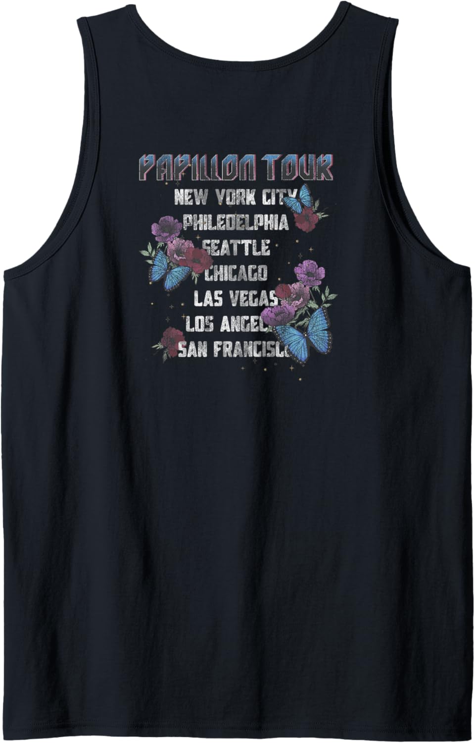Papillon Tour Butterflies & Moon Tank Top