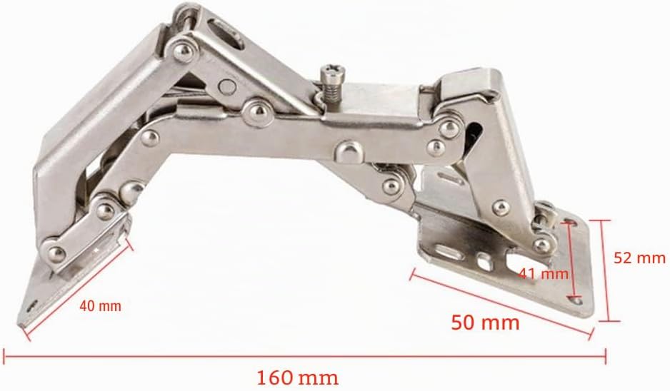 175-Grad-Scharniere, versteckte Scharniere, rahmenlose Schrankscharniere, hydraulisch verstellbare H