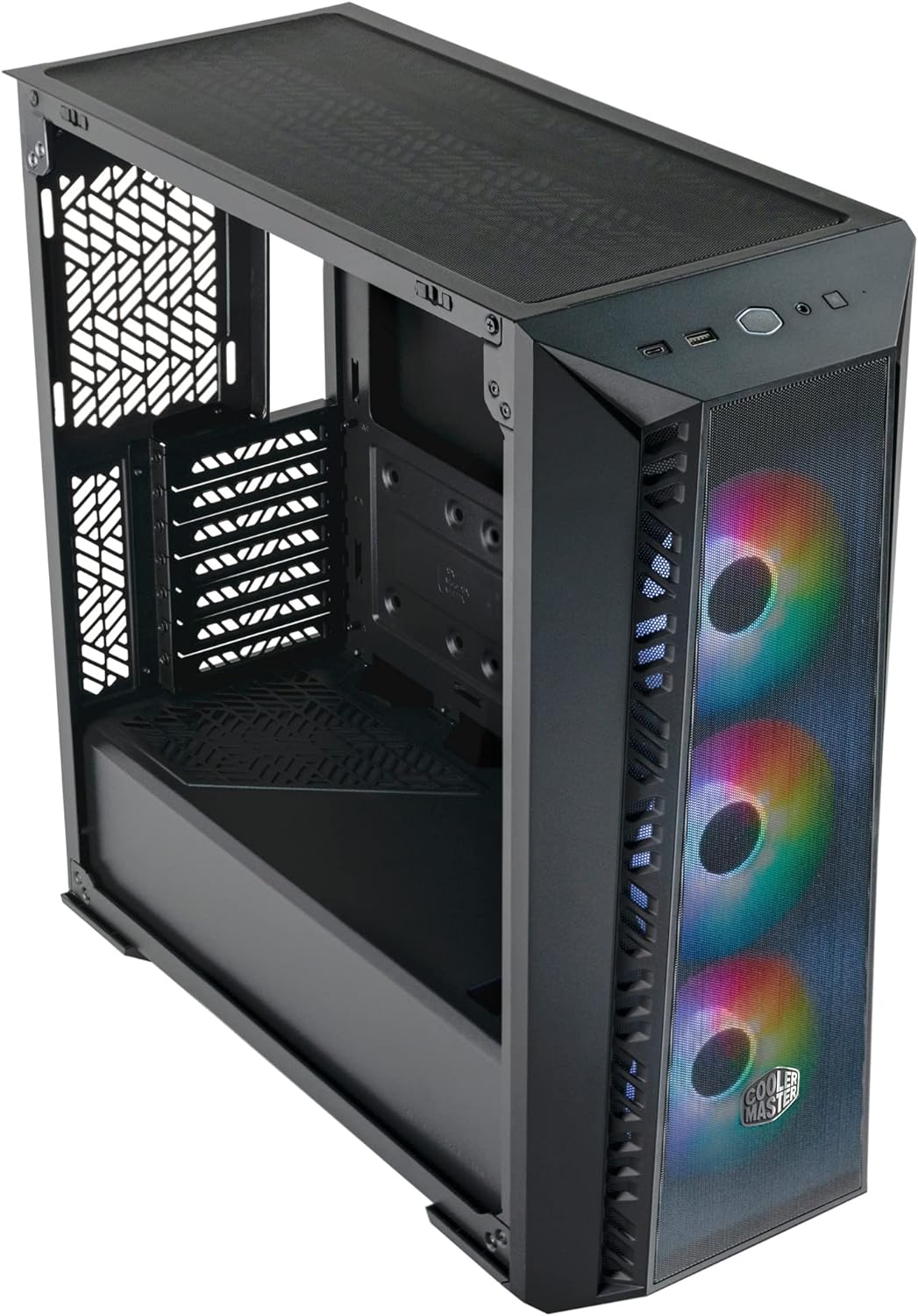 Cooler Master MasterBox 520 Mesh-PC-Gehäuse – Mid-Tower-ATX-Gehäuse, 3 x vorinstallierten Lüftern, m