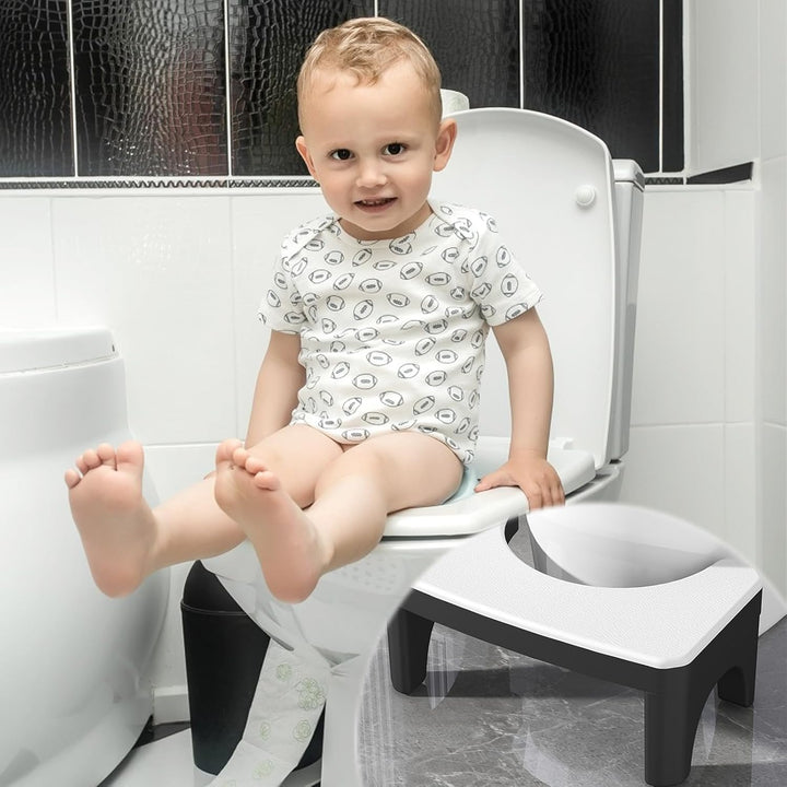 Toilettenhocker, Multifunktionale Klohocker Ragbare für Zuhause Praktisch und Kompakt, Stabil,Ermögl