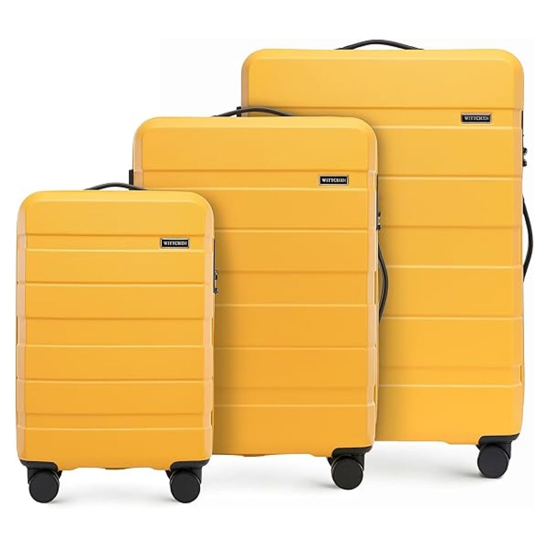 WITTCHEN COMODO Line Koffer Gepäck aus ABS Teleskopgriff TSA Schloss 4 Doppelräder Koffer-Set 3tlg.