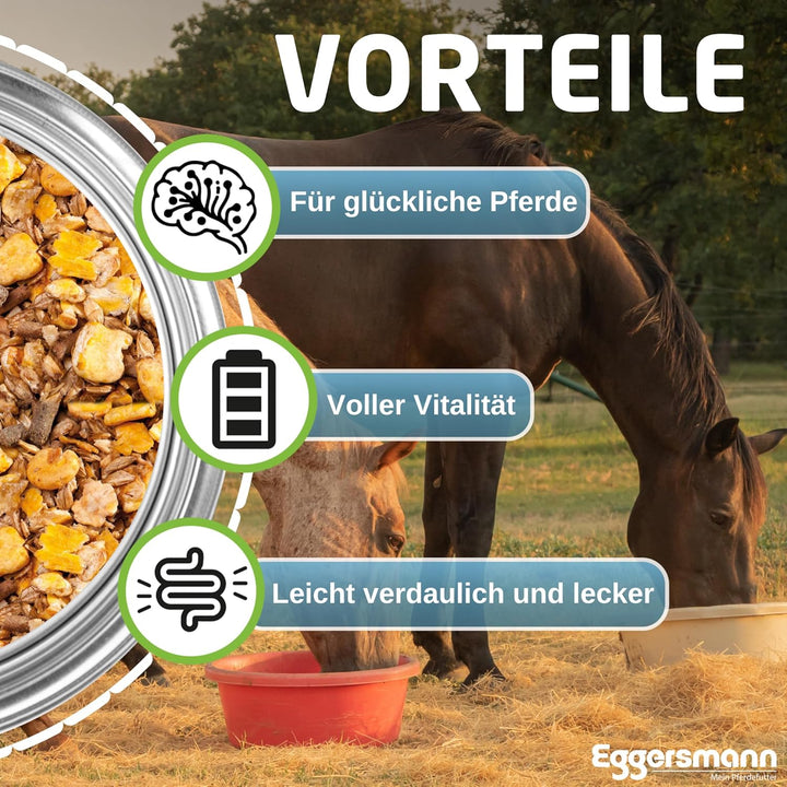 Eggersmann EMH High Energy Müsli – Pferdemüsli für Sport- und Hochleistungspferde – Spezialmüsli mit