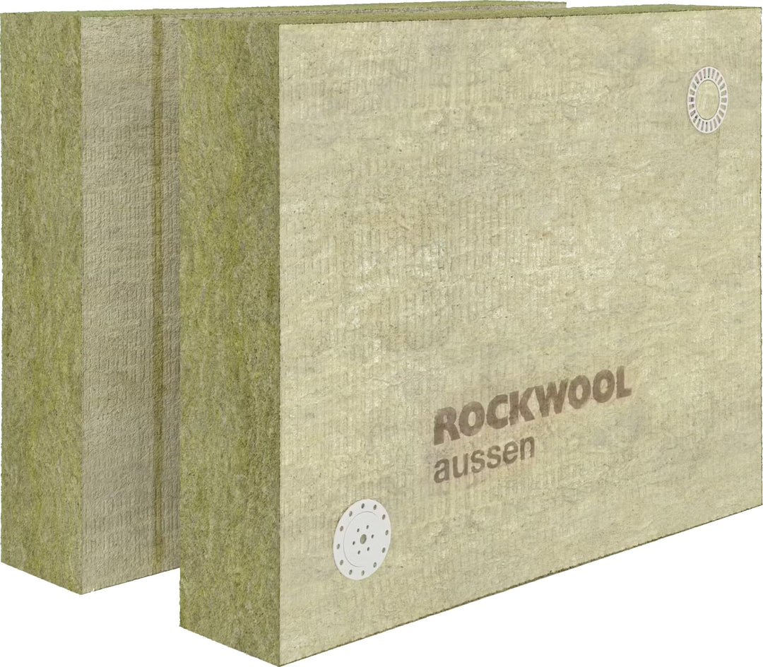 ROCKWOOL Coverrock X-2 035 Putzträgerplatte 120 mm, 1,44 m², 3 Platten | Nichtbrennbar A1, λD 0,034,