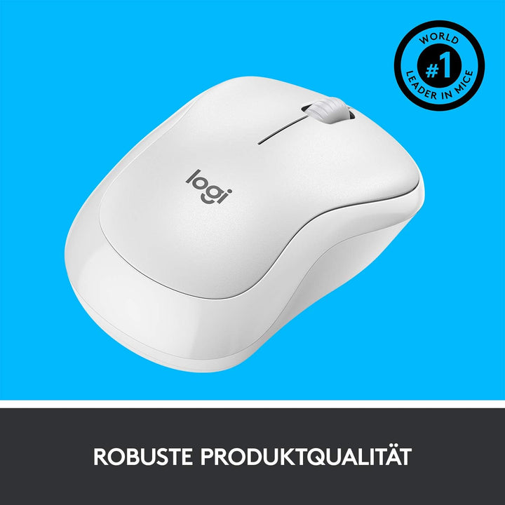 Logitech M220 Silent Kabellose Maus Weiss Maus, Weiss Maus