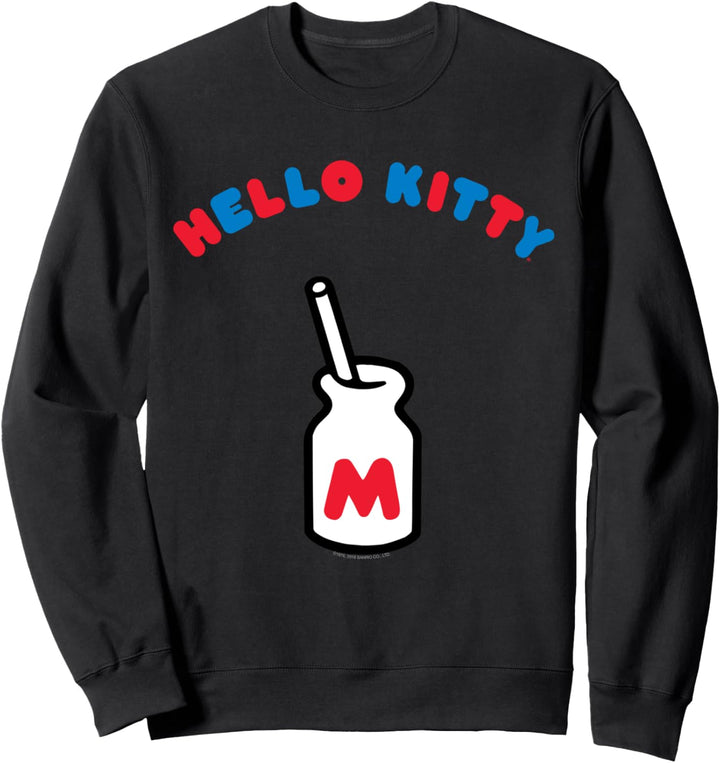 Cute Hello Kitty Milk Bottle Sweatshirt