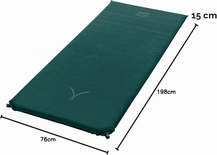 Grand Canyon Hancock 5.0 XW - Selbstaufblasende Isomatte, Camping-Matte - 198x76x5cm Botanical Garde