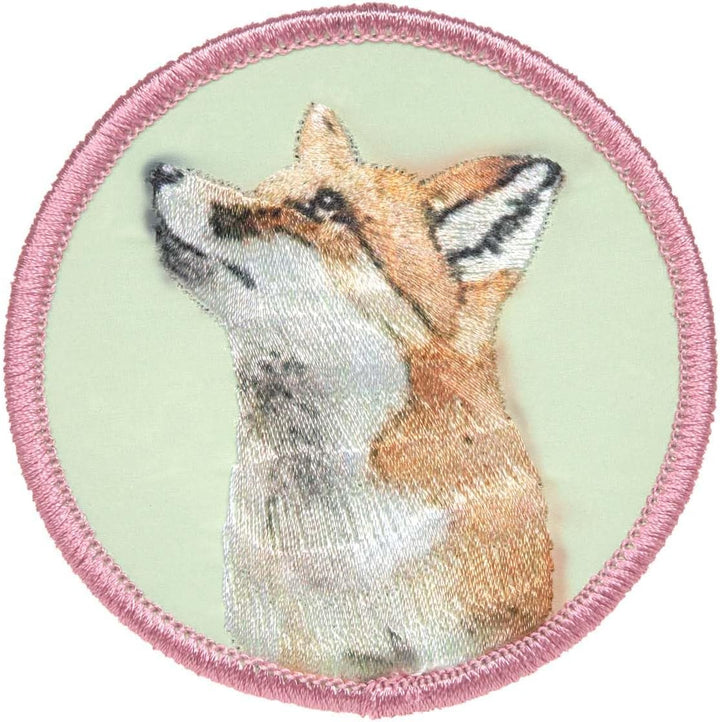 LÄSSIG Anhänger und Patches Set (3 Stk.) mit Druckknopf/School Patches Set Forest, Forest