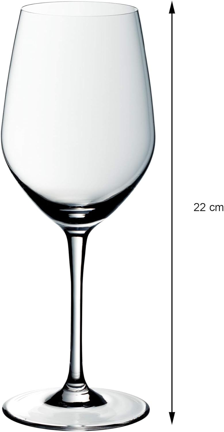 WMF Easy Plus Rotwein Weingläser Set 6-teilig, 450ml, Kristallglas, spülmaschinenfest, transparent r
