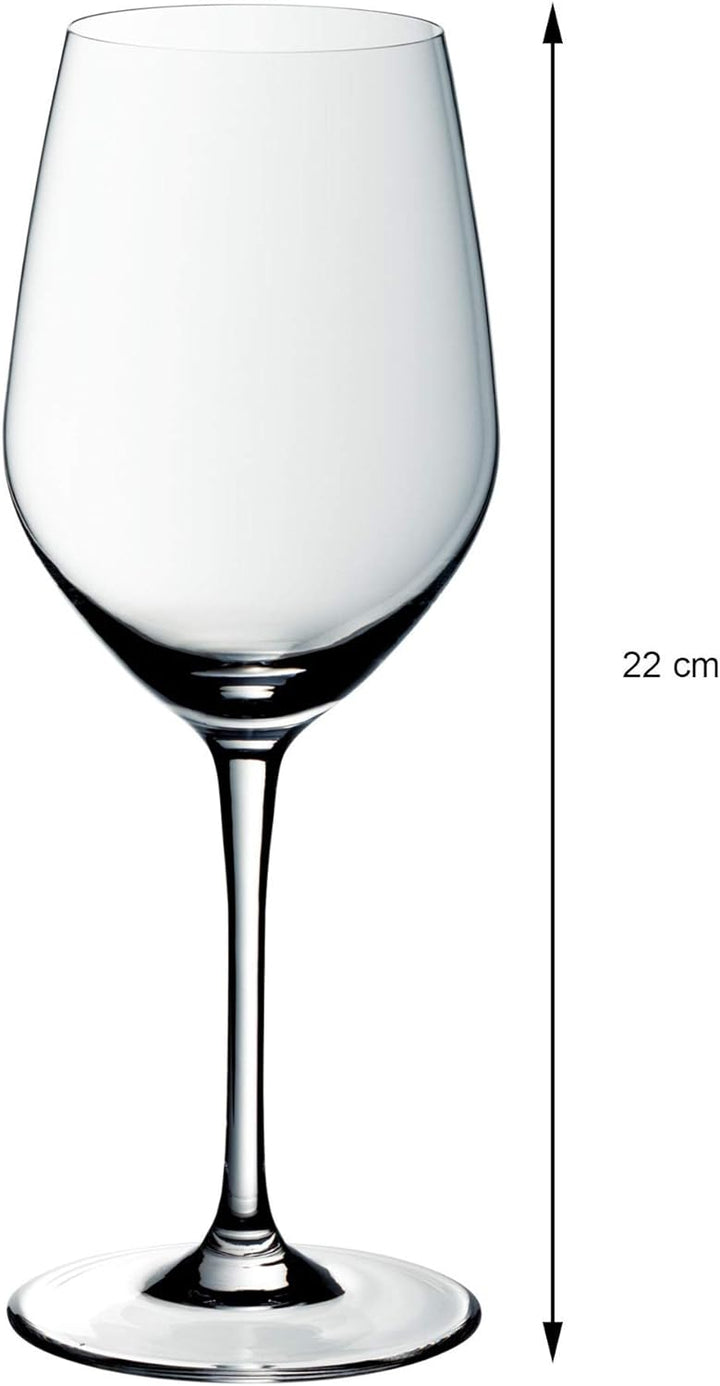 WMF Easy Plus Rotwein Weingläser Set 6-teilig, 450ml, Kristallglas, spülmaschinenfest, transparent r