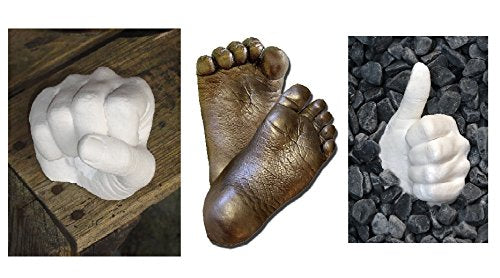 3D Baby Gipsabdruck Set Hand und Fuss | Baby Kind Handabdruck oder Fussabdruck | Gipsabdruck Baby |