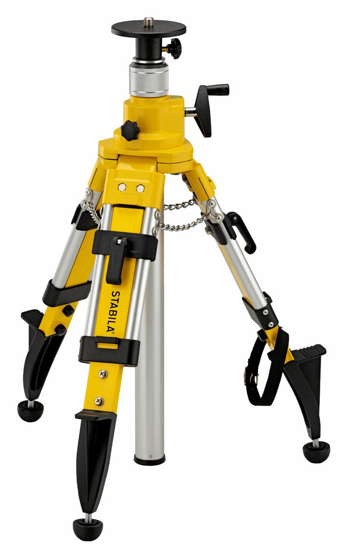 STABILA Kurbelsäulen-Baustativ BST-K-M, für Laser und Nivelliergeräte, Höhe: 69–170 cm, 5/8"-Gewinde