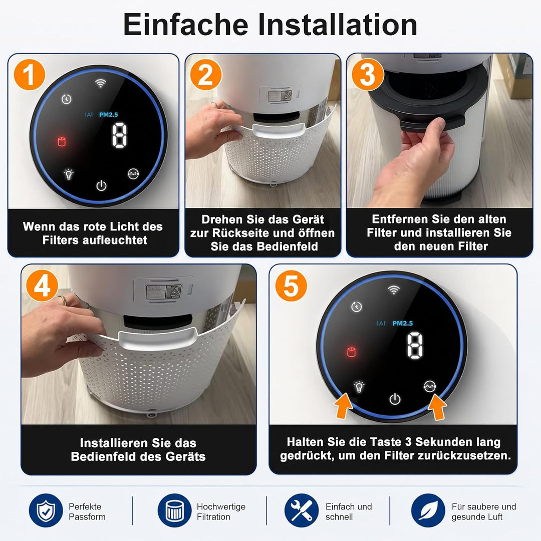 FY1700/30 Filter für Philips 1000i Serie AC1711, AC1715 Luftreiniger