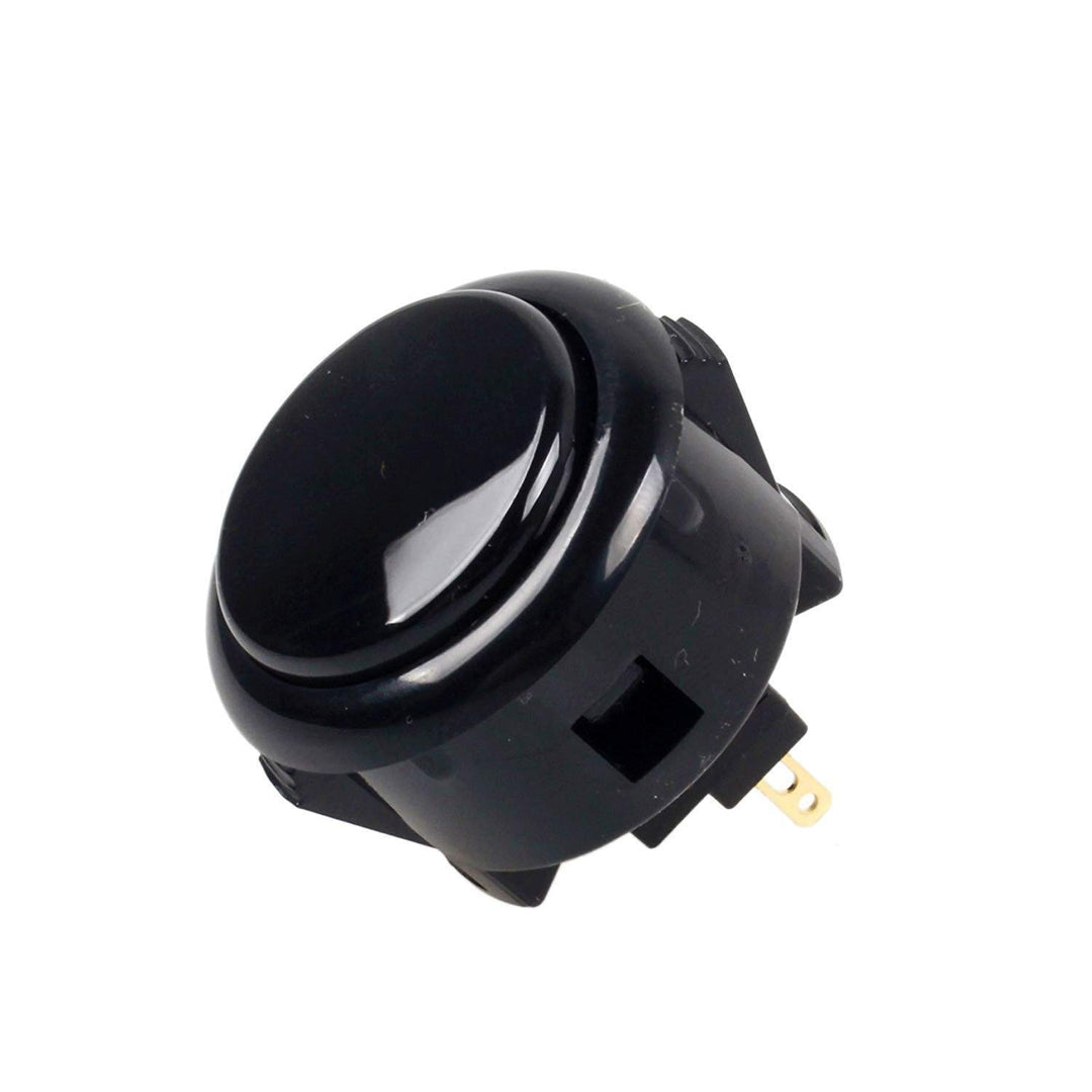 Reyann Sanwa JLF-TP-8YT Joystick + 8 Stück Sanwa OBSF-30 Drucktasten Bundle Kit Farbe: Schwarz, Schw