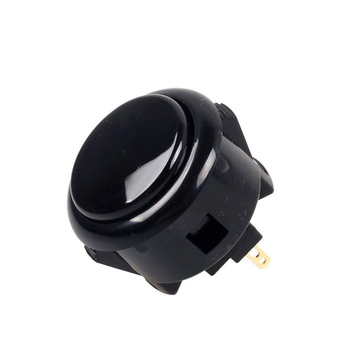 Reyann Sanwa JLF-TP-8YT Joystick + 8 Stück Sanwa OBSF-30 Drucktasten Bundle Kit Farbe: Schwarz, Schw