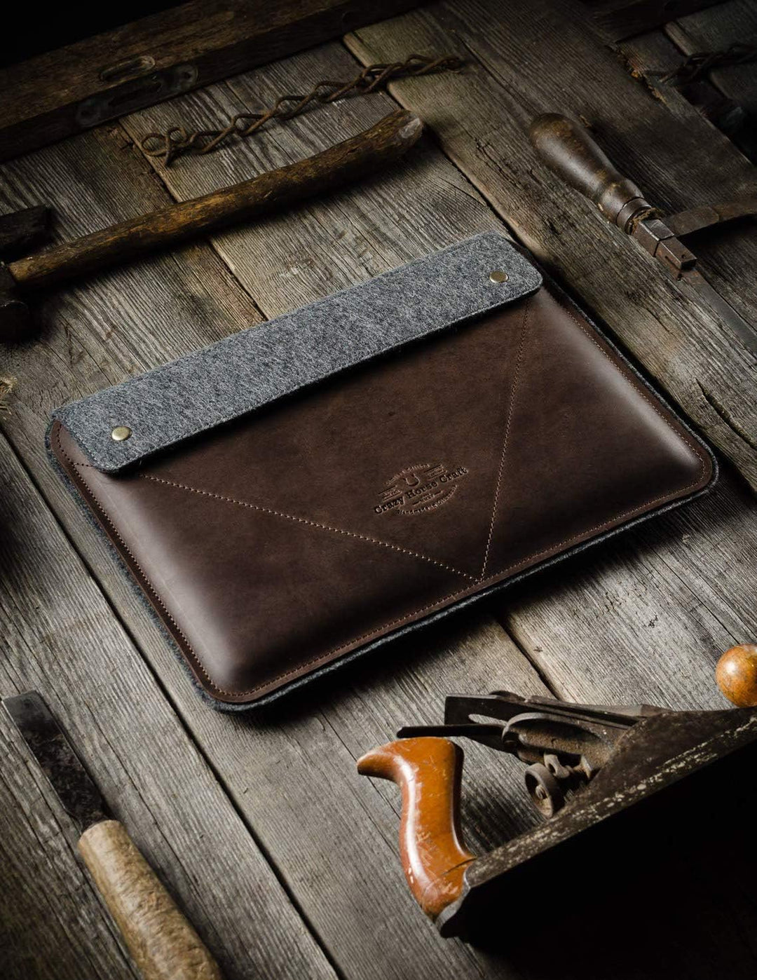 Etui/Hülle für MacBook Pro 13/14 / 15/16 Zoll - Wood Brown - Kompatibel mit MB Air 13/15 inch M1 M2