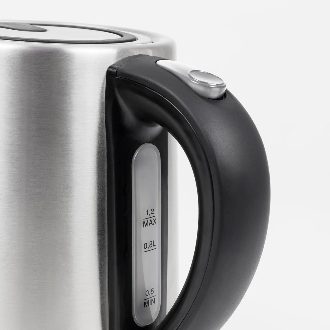 CASO WK 2100 compact-Design Wasserkocher, Leistungsstarke 2200 Watt, Kompakte Grösse mit 1,2 Liter K