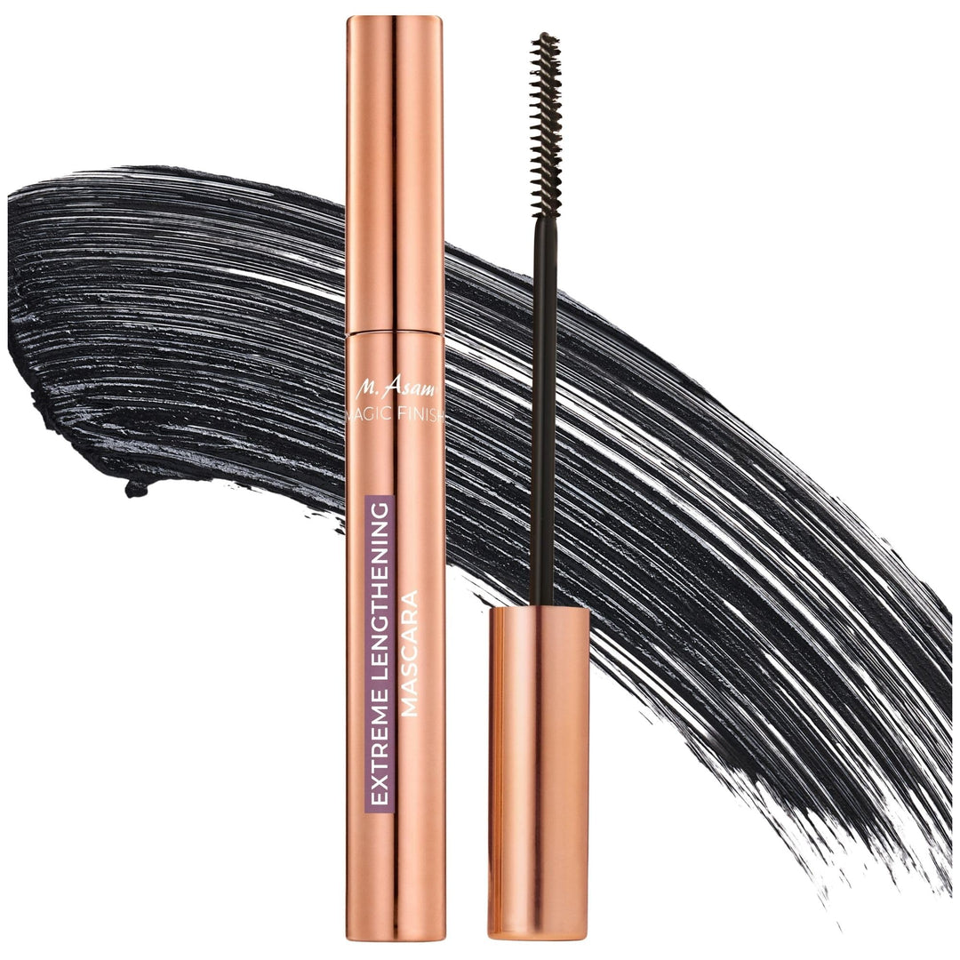 M. Asam MAGIC FINISH Extreme Lengthening Mascara Deep Black (7ml) – Wimperntusche mit Wimpernbürste