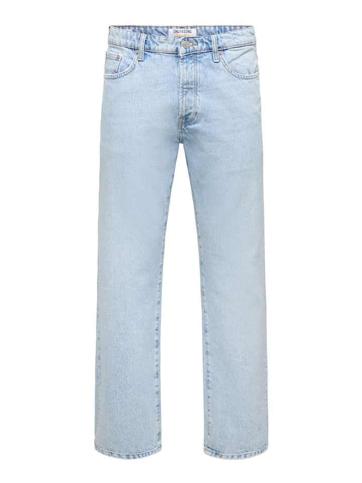 ONLY &amp; SONS Male Locker geschnitten Jeans ONSEDGE Loose L.Blue 6986 DNM Jeans NOOS 28W / 30L Light B