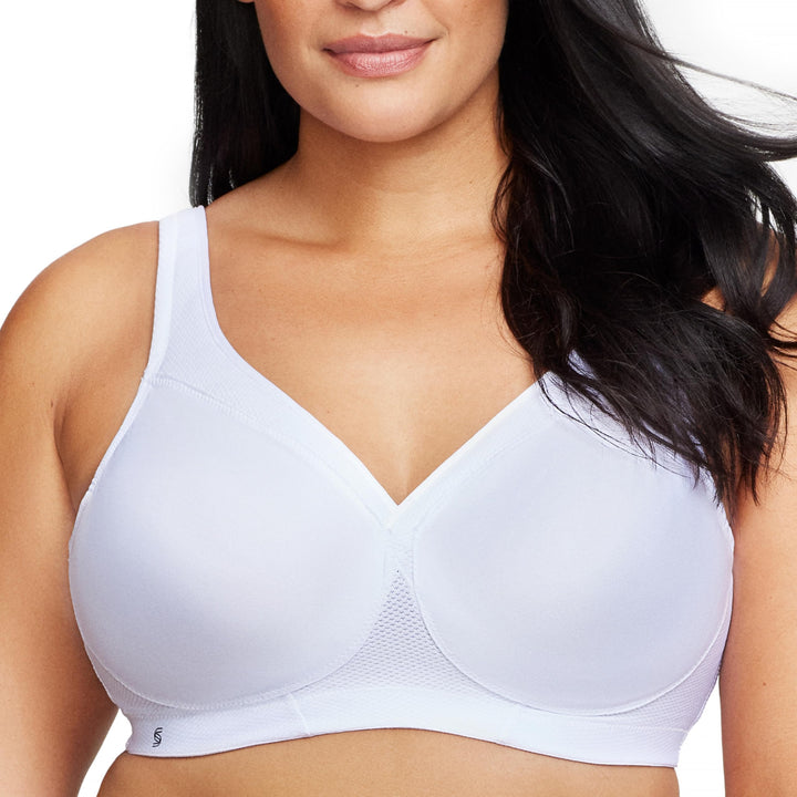 Glamorise Damen Vollschalen BH Full Figure MagicLift Seamless Wirefree Sports Bra 