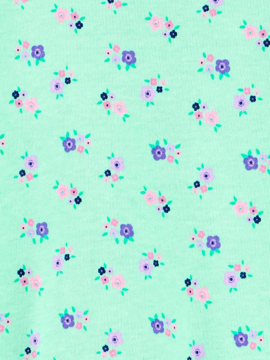 Simple Joys by Carter's Baby-Mädchen Sleepers (3er Pack) 0 Monate Marineblau Punkte/Minzgrün Floral/