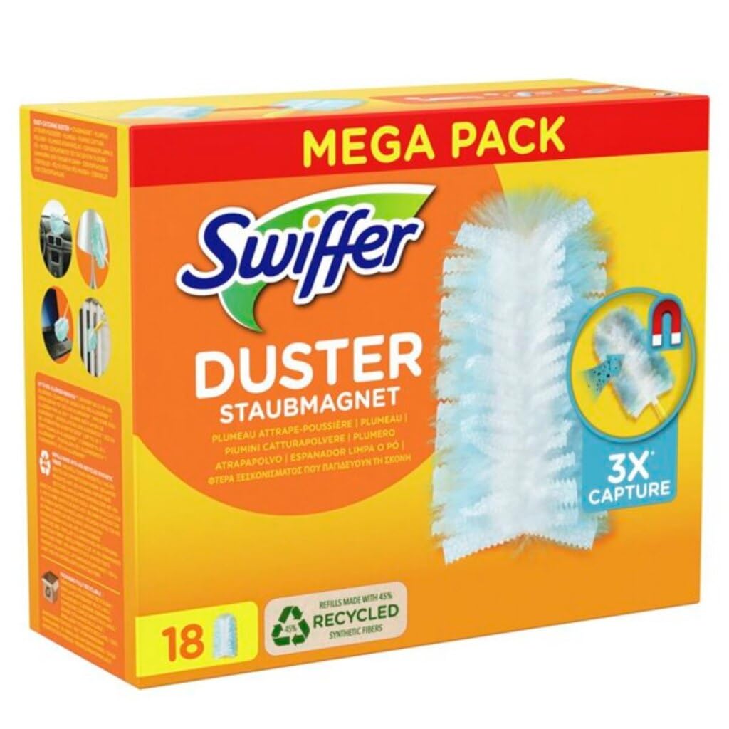 Swiffer - Swiffer Staubtuch Nachfüllungen Mega Packung - 18 Stücke