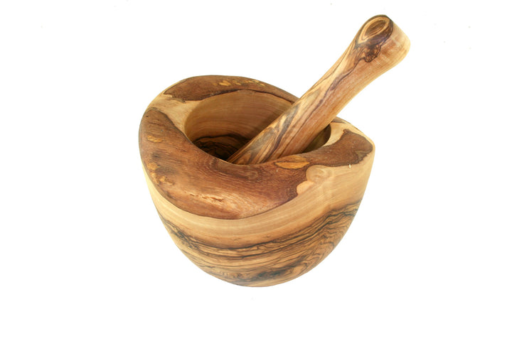 D.O.M.® Mörser Rustikal 12 cm aus Olivenholz