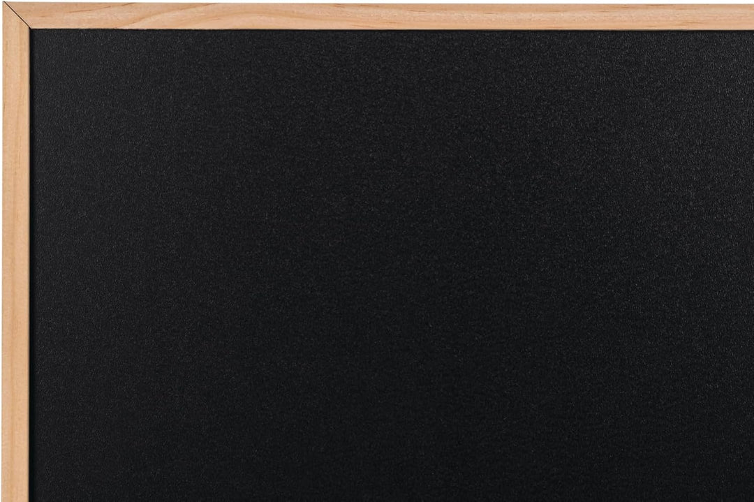 Bi-Office Kreidetafel New Basic, Memoboard mit Natur Kiefernholz Rahmen, 885x585 mm Kiefernholz Rahm