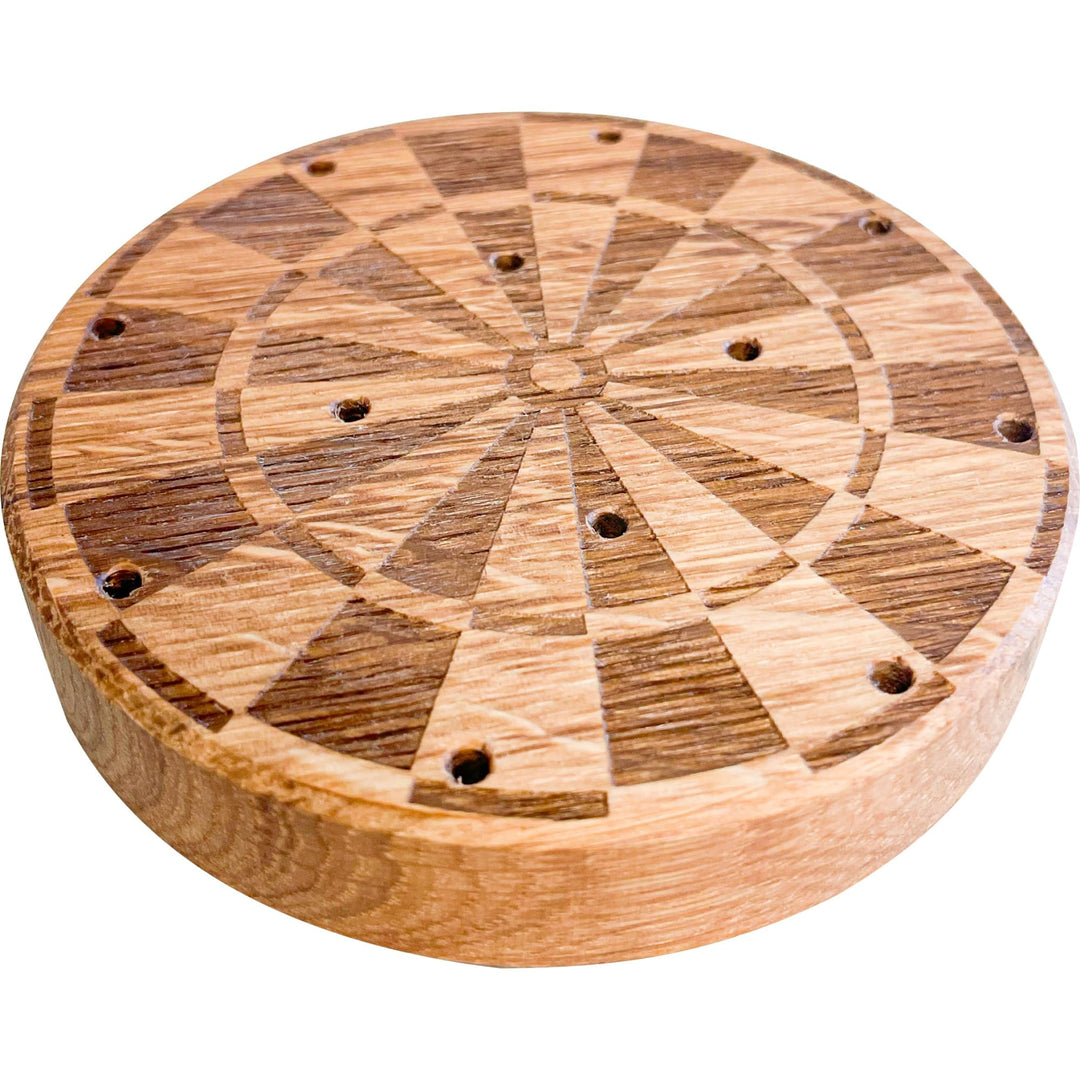 Puckdartständer - Dartscheibe Dunkel, Dunkel