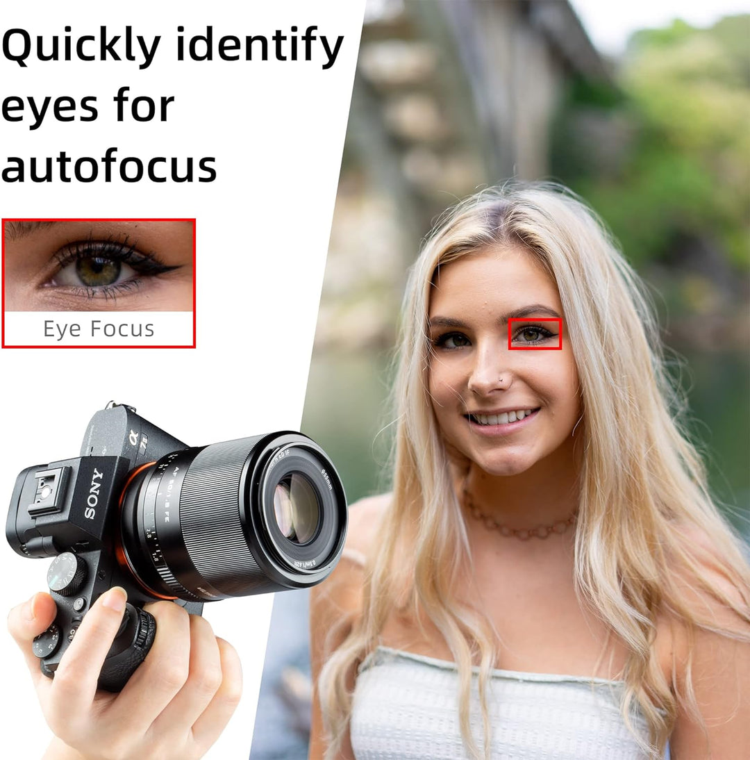 VILTROX AF 50mm F1.8 FE-Mount Vollformat Objektiv Autofokus Standard Festbrennweite Objektiv Kompati
